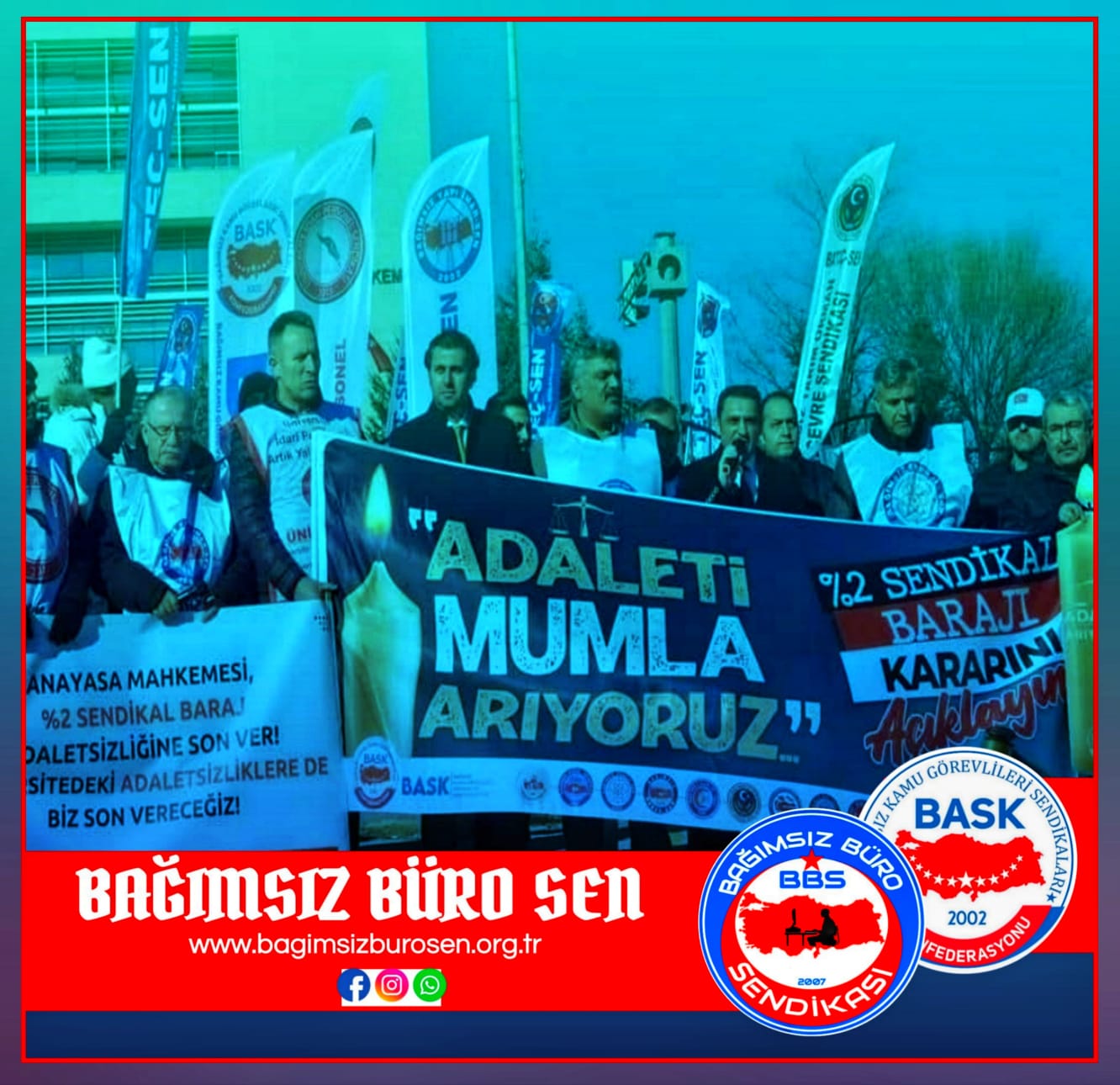 BASK BASKILARA BOYUN EĞMEDİ!