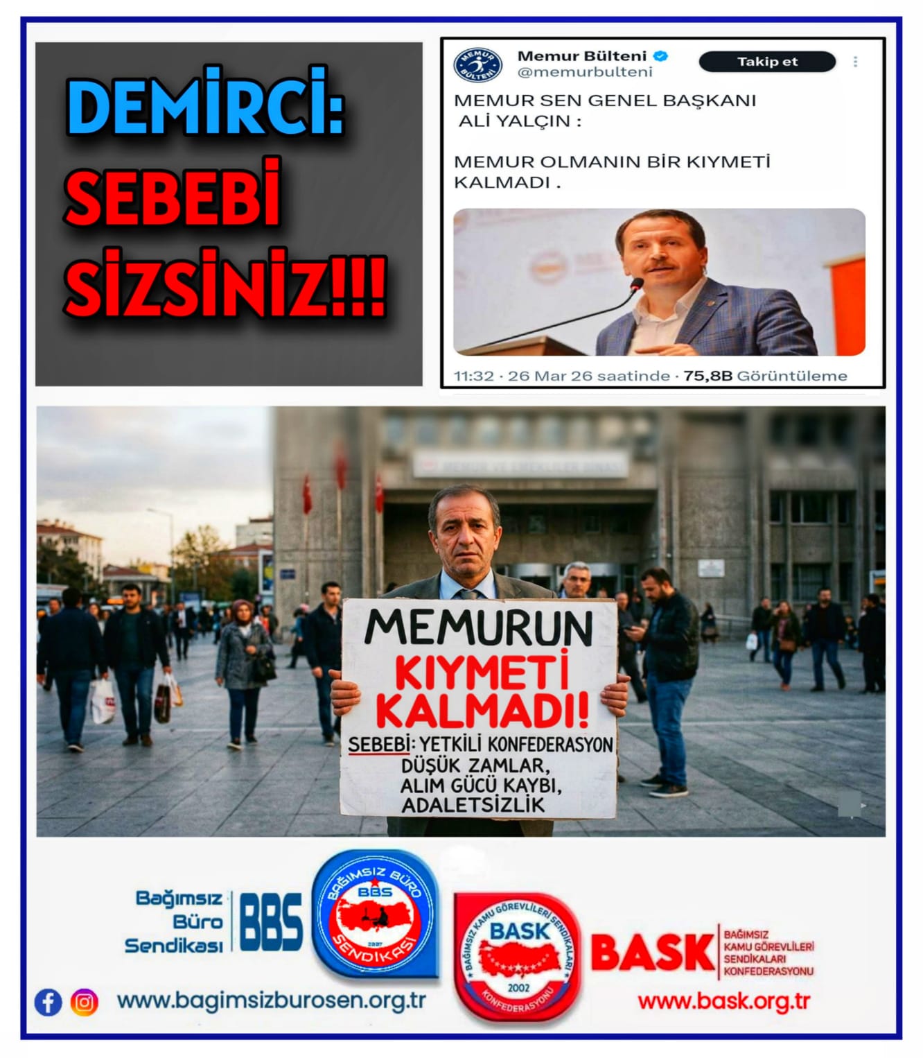 SEBEBİ SİZSİNİZ