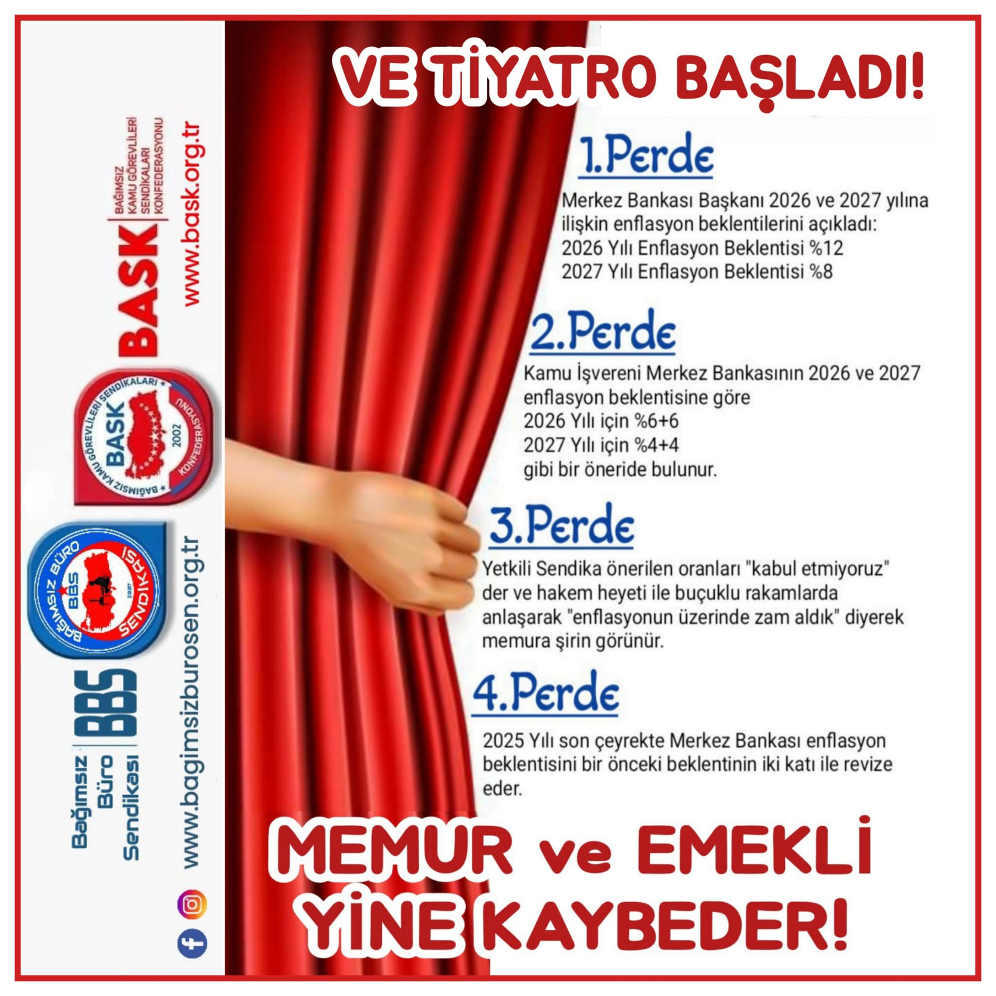 VE TİYATRO BAŞLADI!